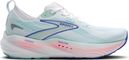 Chaussures Running Brooks Glycerin 22 Blanc/Bleu/Rose Femme