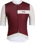 Maillot de cyclisme homme DRAFT bordeaux/blanc
