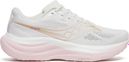 Chaussures Running Saucony Ride 19 Blanc/Rose Femme