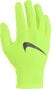 Nike Miler Running Gloves Yellow Unisex