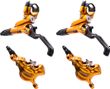 Formula Cura X Carbon Brake Pair (without disc) Gold