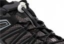 Lacets Ronds Elastiques Pour Chaussure De Randonnée Silicone - noir