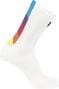 Chaussettes Salomon Pulse Crew Race Flag Blanc