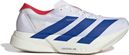 adidas Adizero Adios Pro 4 Running Shoes, White/Blue/Red, Men's