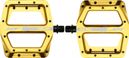 HT Components Talon AN71 Gold Flat Pedal Pair