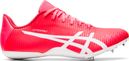 Chaussures Athlétisme Asics Hypersprint 8 Rouge Blanc Unisexe