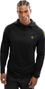 Sweat à capuche fitness homme Black Square Noir