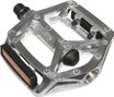 PEDALE BMX NEWTON ALU ARGENT 9-16  ROULEMENT DU (PAIRE SUR CARTE)