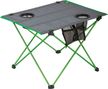 Highlander Ayr Folding Table, Green/Gray