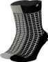Paar Socken (x2) Nike Sportswear SNKR Mehrfarbig Schwarz / Grau