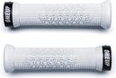 Puños OneUp Goldstone Lock-On, blancos