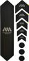 Kit di protezione per telaio ALL MOUNTAIN STYLE - 9 pezzi - Nero