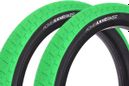 2x pneus BMX ACME 20 pouces x 2 40 pouces vert KHE