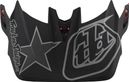 TROY LEE DESIGNS D4 VISOR FREEDOM 2.0 BLACK RED
