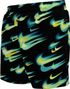 Costume da bagno Nike Swim Breaker Asteroid AOP Nero/Giallo da ragazzo
