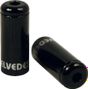 Elvedes Aluminum Brake Housing End Caps 5.0 mm 10 Pcs Black