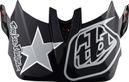 TROY LEE DESIGNS D4 VISOR FREEDOM 2.0 RED WHITE