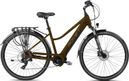 Vélo Trekking Electrique 28  - ROMET - Gazela 1 Moteur Central - MARRON