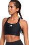 Sujetador alto Under Armour HeatGear Negro para mujer