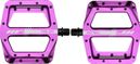 Paar platte pedalen HT Components Talon AN71 Paars