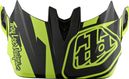 TROY LEE DESIGNS D4 VISOR SLASH BLACK YELLOW