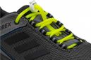 Lacets Ronds Elastiques Pour Chaussure De Randonnée Silicone - jaune fluo