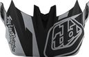TROY LEE DESIGNS D4 VISOR SLASH BLACK SILVER