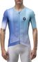 Maillot Manches Courtes LeBram Race Ultralight Vert Bleu