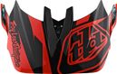 TROY LEE DESIGNS D4 VISOR SLASH ORANGE BLACK
