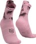 Chaussettes Compressport Pro Racing V4.0 Run High Eat My Dust! Rose