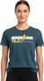 T-Shirt Manches Courtes Ironman 70.3 Venice-Jesolo Bleu Turquoise Femme