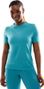 T-shirt fitness manches courtes femme Euphoria Bleu