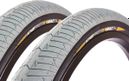 2x pneus BMX KHE MAC2+ 20 pouces x 2 30 pouces gris