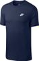 Tee Shirt Manches courtes Nike Sportswear Club Bleu foncé