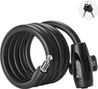 Antivol de Vélo  1 2m - Câble Acier Antivol - noir