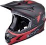 Cairn X Track Full Face Helm Mat Zwart/Rood (TU)