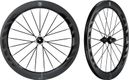 Roues Route Miche Deva RD 62 Tubeless Argenté