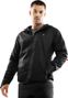 Veste coupe-vent fitness homme Grand Marathon Noir