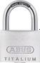 Abus Cadenas Titalium 64TI/35 - Gris - 35mm - Serrure à clé - 5cm