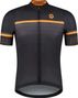 Maillot Manches Courtes Velo Rogelli Hero II - Homme - Orange/Noir/Gris