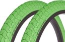 BMX Reifen SET KENDA 20 Zoll x 1,95 Zoll grün