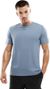 T-shirt fitness manches courtes homme Exuma Bleu