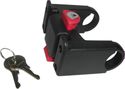 KLICKFIX Handlebar Mount Lockable Black Red