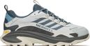 Merrell Moab Speed 2 Gore-Tex Grey/Blue Hiking Shoes