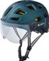 Urban Helmet Cairn Quartz Visor Led Usb Mips Blue Metalic