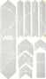 Kit di protezione telaio All Mountain Style Extra Tracks Bianco