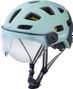 Cairn Quartz Visor Led Usb Mips Urban Helmet Light Green