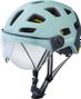 Cairn Quartz Visor Led Usb Mips Urban Helm Light Green