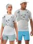 Compressport Ultrun Evo 10-liter drinkrugzak, grijs/blauw, unisex