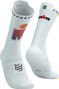 Chaussettes Compressport Pro Racing v4.0 Bike Ironman 2025 Blanc Sunset